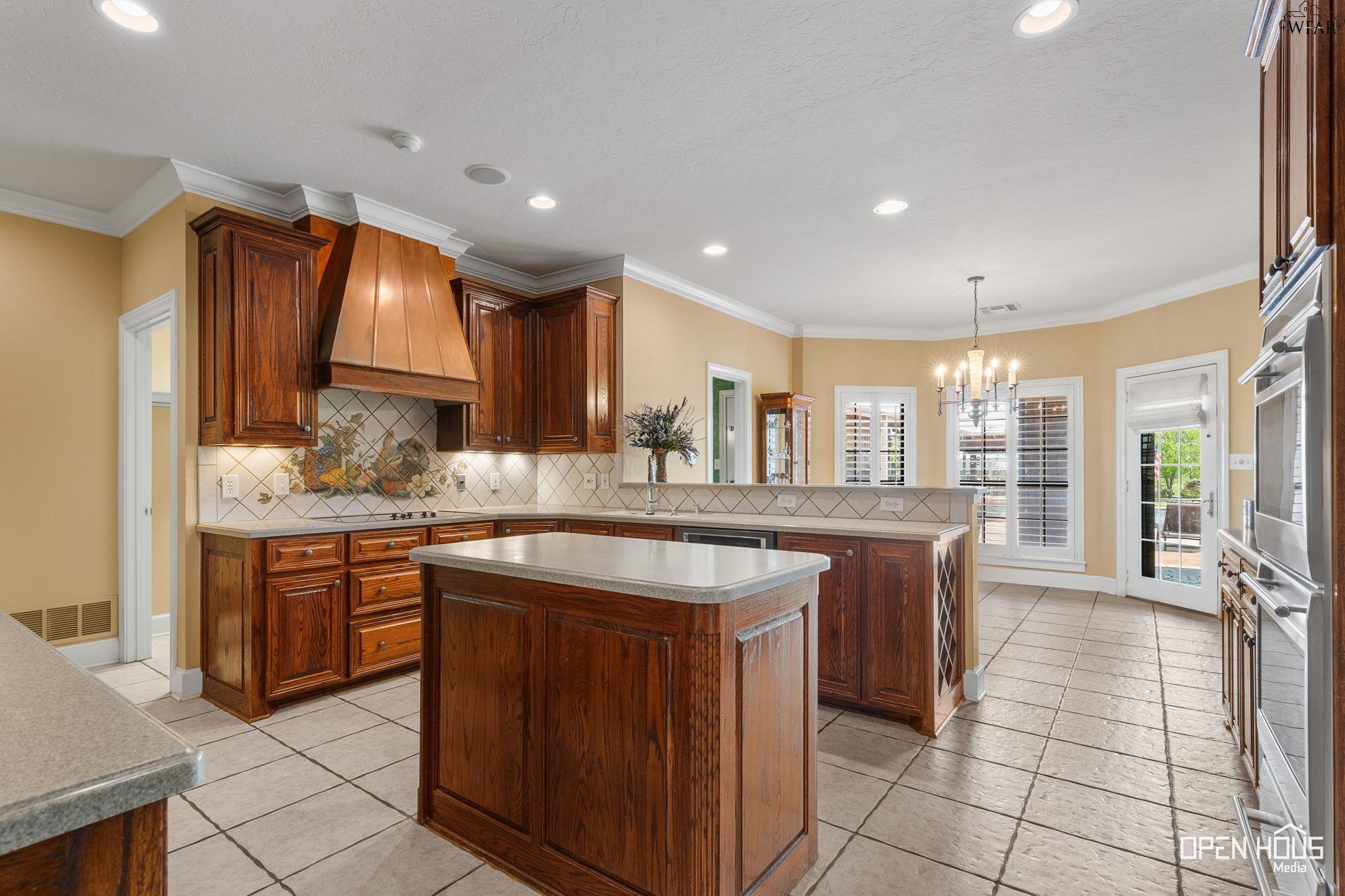 Kitchen and living area